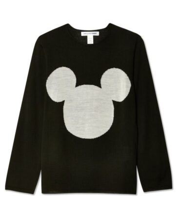 BLACK AND WHITE MICKEY MOUSE SWEATER