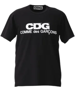 Comme Des Garcons Logo Printed T Shirt