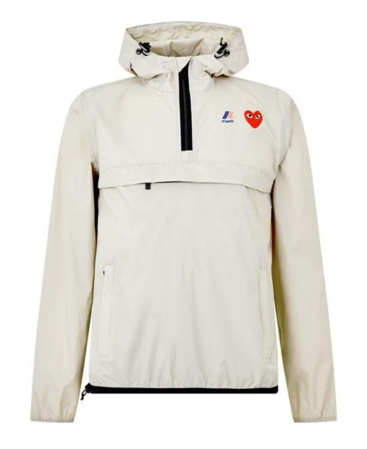 x K-Way pullover hooded jacket
