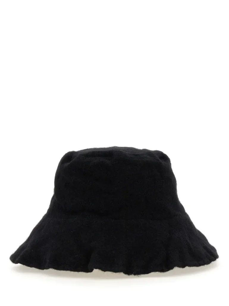 Comme Des Garcons Textured Wide-Brim Bucket Hat